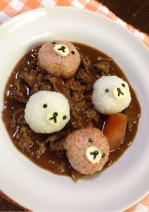 ころころリラックマのカレー♡-レシピのメイン写真