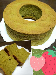 抹茶シフォンケーキ★-レシピのメイン写真
