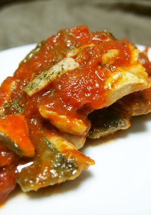 簡単イタリアン☆サバのトマト煮込み-レシピのメイン写真