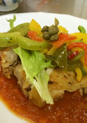 ★骨付きイタリアンチキンケッパー添え★-レシピのメイン写真