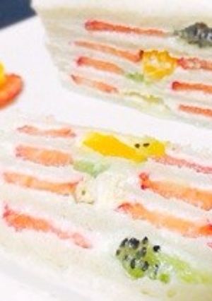 ビジュアル系♡フルーツサンド-レシピのメイン写真