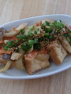 厚揚げのごまみそ炒め-レシピのメイン写真