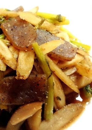 ごぼうとこんにゃく炒め煮-レシピのメイン写真