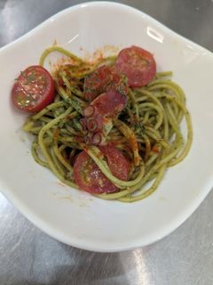 タコとトマトのジェノベーゼパスタ-レシピのメイン写真
