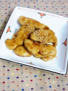 ささみのしっとり照り焼き-レシピのメイン写真