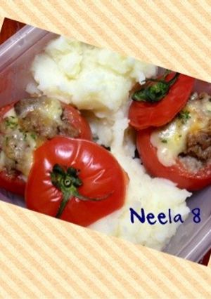 完熟トマトのイタリアンソーセージ詰め-レシピのメイン写真
