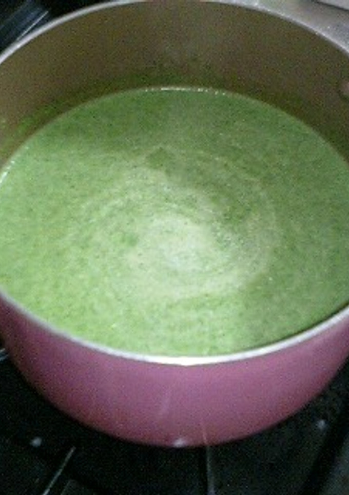 ほうれん草のスープ-レシピのメイン写真