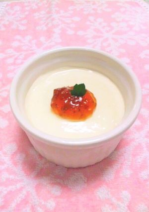 ココット1個〜簡単レアチーズケーキ風♪-レシピのメイン写真