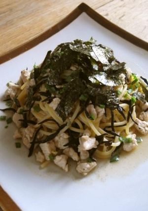 ひじきと鶏肉の超あっさり和風スパゲティー-レシピのメイン写真