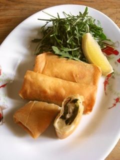カニカマ&クリチ&韓国海苔の揚げ春巻き-レシピのメイン写真