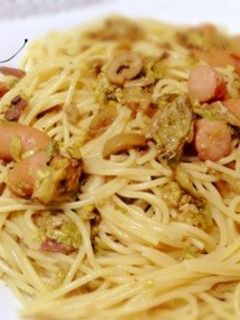 ふきのとうのパスタ-レシピのメイン写真