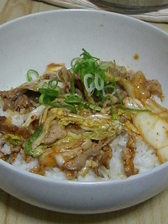 パパの豚キムチ丼-レシピのメイン写真