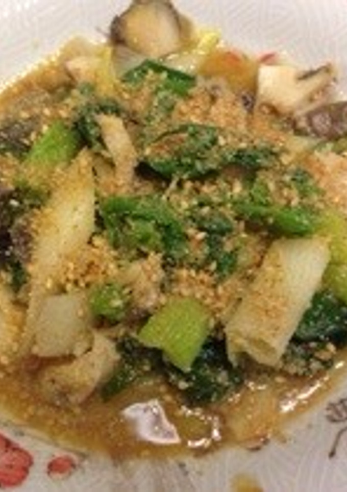 サザエとワケギの酢味噌和え-レシピのメイン写真
