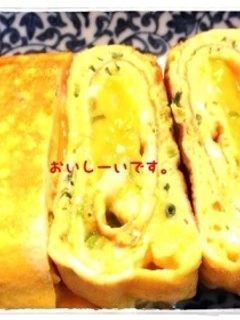 我が家のチーズin甘~い玉子焼き♬-レシピのメイン写真