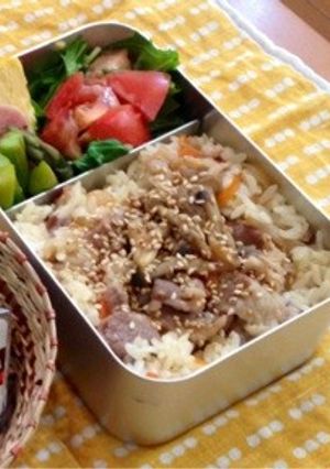 男子応援 ＊ 蜂蜜と生姜のピリ辛牛飯-レシピのメイン写真