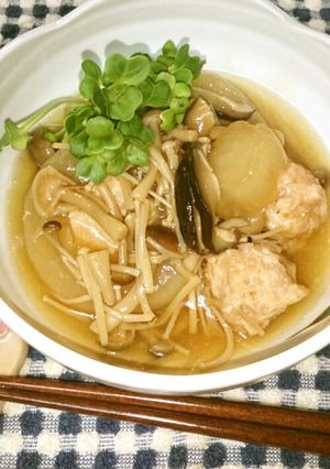 大根のきのこあんかけ-レシピのメイン写真