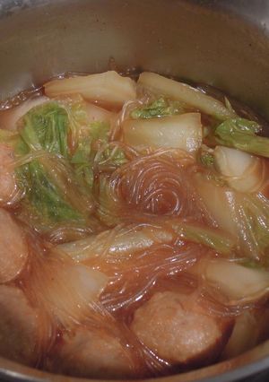 プチっと簡単♪鶏団子キムチスープ-レシピのメイン写真