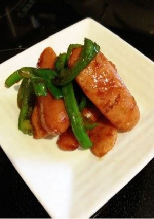 朝から簡単♬ウインナー甘辛生姜風味-レシピのメイン写真