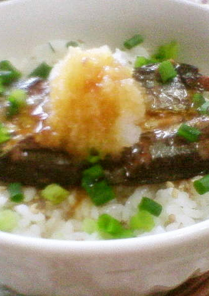 煮きり酒使用♪秋刀魚の蒲焼（缶詰）丼-レシピのメイン写真