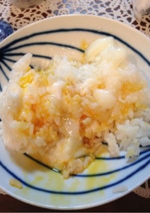 温泉卵かけご飯-レシピのメイン写真