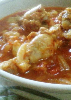 キャベツ＆トマト水煮＆手羽元♪圧力鍋煮-レシピのメイン写真