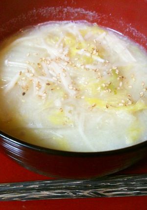 白菜と春雨の豆乳スープ-レシピのメイン写真