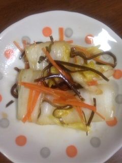 白菜の塩こんぶあえ-レシピのメイン写真