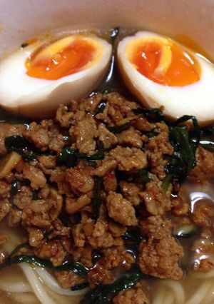 ミンチ絶品☆台湾ラーメン☆煮卵入り-レシピのメイン写真