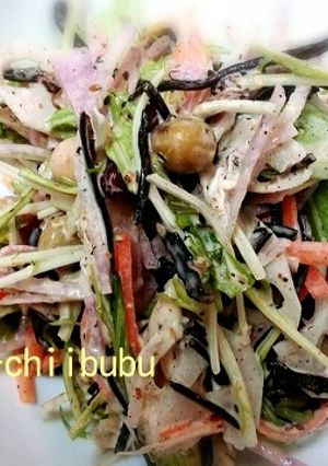 ひじきと胡麻の*8品目サラダ-レシピのメイン写真