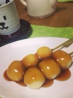 白玉粉&絹豆腐でみたらし団子☆-レシピのメイン写真