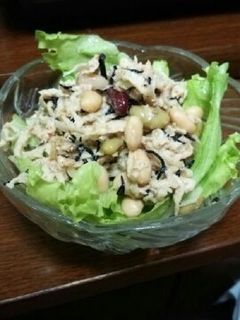 豆と切り干しの和風サラダ-レシピのメイン写真