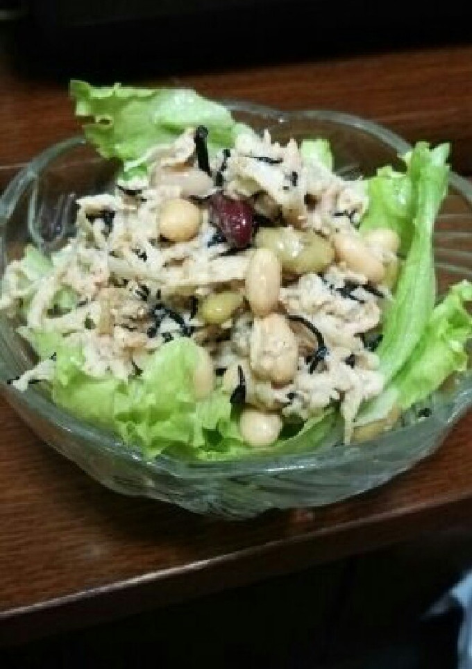 豆と切り干しの和風サラダ-レシピのメイン写真