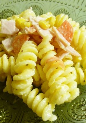 フジッリで　簡単パスタサラダ-レシピのメイン写真