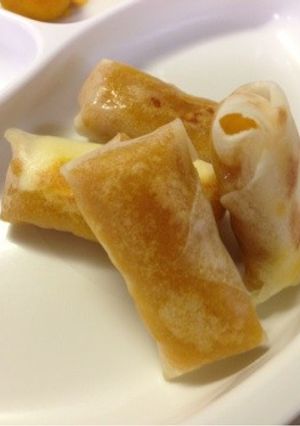 離乳食☆かぼちゃ春巻き-レシピのメイン写真
