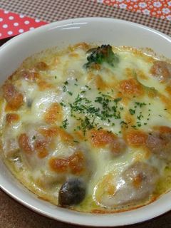 簡単♪きのこと鶏肉のグラタン-レシピのメイン写真
