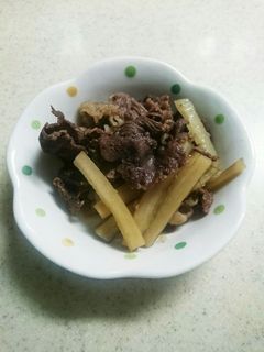 牛蒡と牛肉のしぐれ煮-レシピのメイン写真