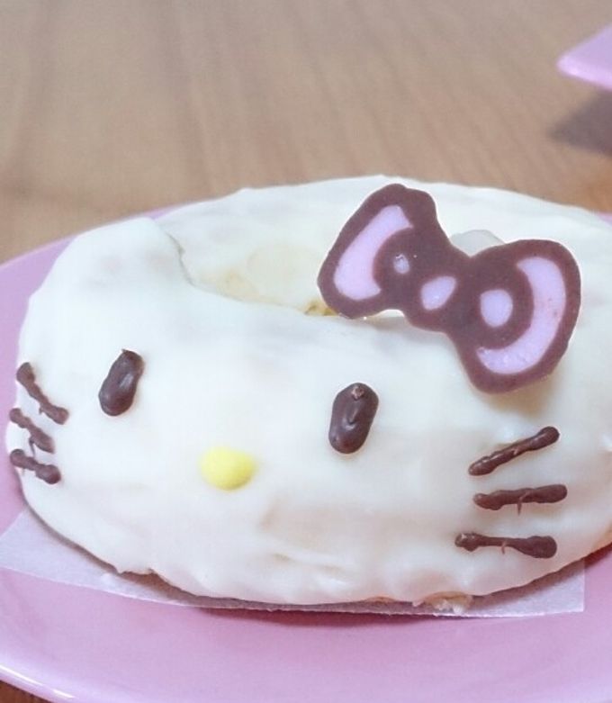 ドーナツdeキティちゃん☆ by ancooooo 【クックパッド】 簡単おいしい