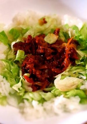 ピリ辛旨うま♢タコライス-レシピのメイン写真