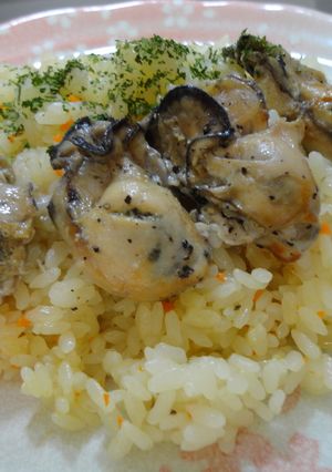 炊飯器で簡単旨々♪本格カキピラフ-レシピのメイン写真