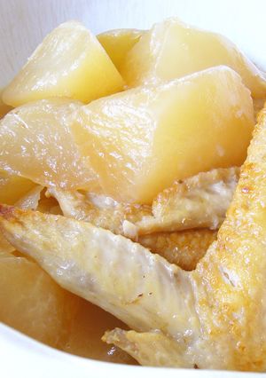 鶏味塩で作る手羽先と大根の煮物-レシピのメイン写真