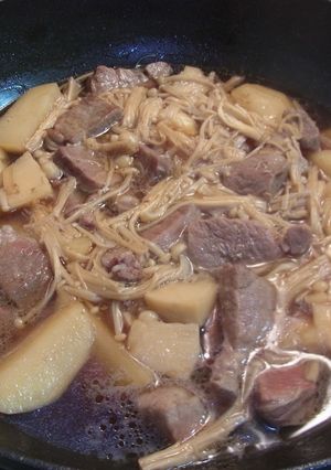うちの夕飯　汁だく豚じゃが-レシピのメイン写真