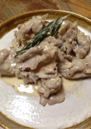 豚肉のクリーム炒め-レシピのメイン写真
