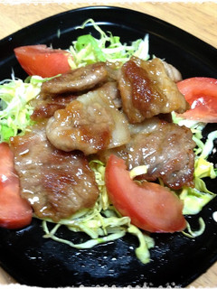 簡単!シャキシャキきゃべつ甘酢豚肉のせ♫-レシピのメイン写真