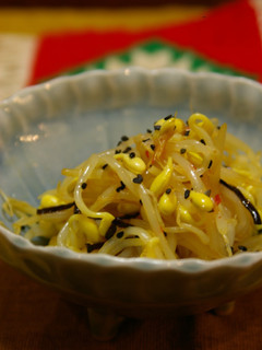 塩昆布で止まらなくなる豆もやしのナムル✿-レシピのメイン写真