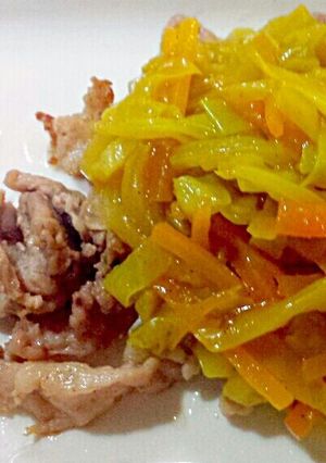 豚肉の野菜あんかけ、カレー味-レシピのメイン写真