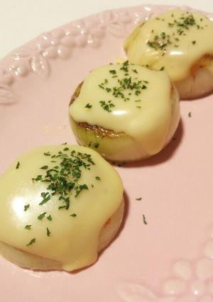 フライパンで☆玉ねぎの味噌マヨチーズ焼き-レシピのメイン写真