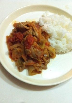 豚肉のトマト煮込み-レシピのメイン写真