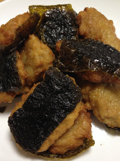 花粉症対策!!モチモチれんこん磯辺揚げ-レシピのメイン写真