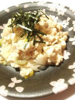 簡単おつまみ☆豆腐のポン酢わさび和え-レシピのメイン写真