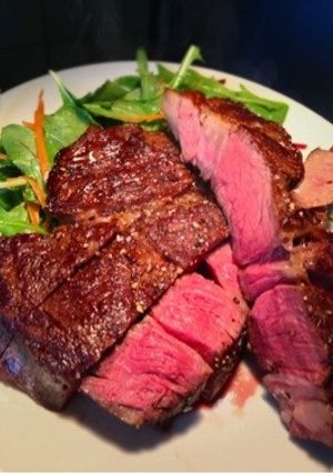 お店のステーキ☆厚いお肉を上手に焼く方法-レシピのメイン写真